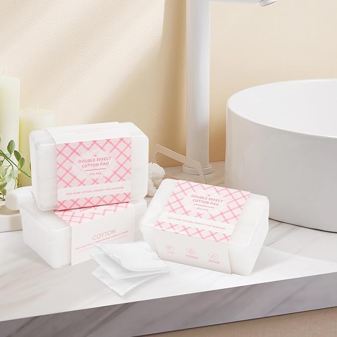 475 pcs square makeup cotton