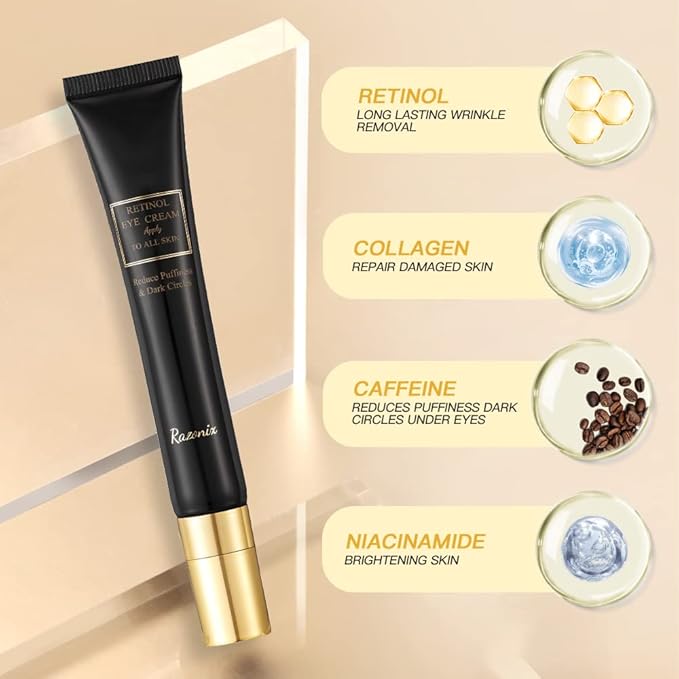 Retinol eye cream for dark