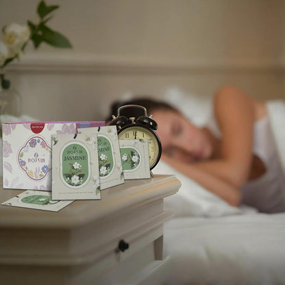 12 Packs Jasmine Scented Sachets for Drawer and Closet, Long-Lasting Air Freshener Sachets Bags Drawer deodorizers Fresh Scents, Home Fragrance for Lover (Jasmine)