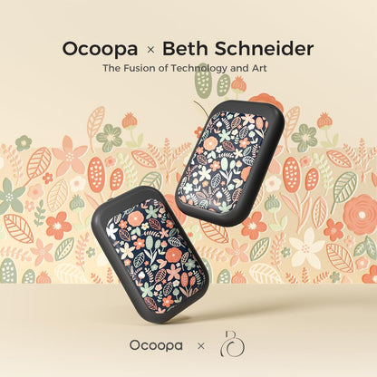 OCOOPA Magnetic Rechargeable Hand Warmers 2 Pack, Card-Style Electric AI Hand Warmers 5000mAh, Pocket Portable Hands Heater, UL Certified, for Men Women, Hunting Essentials, UT4 Young