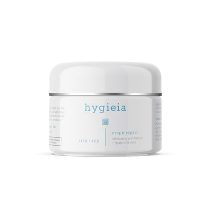 Hygieia + Crepey Skin Liposomal Repair Cream – Anti-Aging Lotion for Arms, Neck & Body – Retinol, Hyaluronic Acid & Idebenone – Firming, Wrinkle & Loose Skin Corrector, 4oz