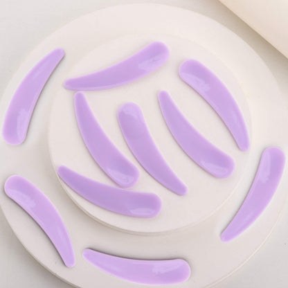 Refillable Cosmetic Sample Jars - 100 Pack 20g (0.7oz) Purple Small Travel Containers with Lids + 10 Mini Makeup Spatulas - BPA Free