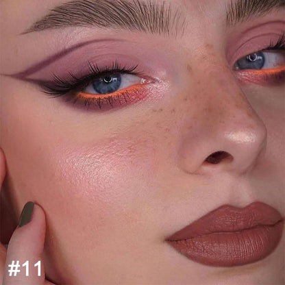 Kaely 2-in-1 Brown Lip Liner & Lipstick Set Kit for Women, Matte Lips Kit with Lip Liner Lip Stains Long Lasting Waterproof 24 Hour Lipstick and Lip Liners Combo Lipliners Pencil Set 11