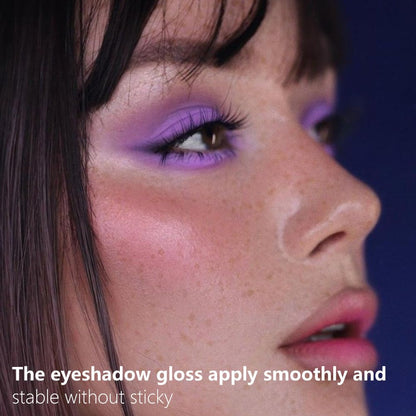 6 Pcs Colorful Matte Liquid Eyeshadow Eyeliner Set, White, Pink, Green, Blue, Purple, Dark Blue, Halloween Stage Clown Children's Makeup, Quick-Drying, Long-Lasting, Waterproof (6Pcs-Matte Colorful 1)