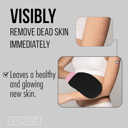 Valitic exfoliating glove for body