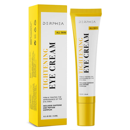 Instant Temporary Eye Tightener Cream: Reduces The Look of Under Eye Bags, Dark Circles & Puffiness, Anti-Aging Fine Lines, Firm Delicate Skin Under Your Eyes, Rapid Eye Firming 0.5 oz