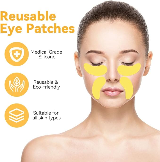 Reusable eye patches 6 pairs,