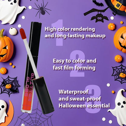 Red Matte Lipstick for Women,Liquid Lipstick,Long Lasting Waterproof Lightweight Comfortable Non-Drying Bold Dark Lip Gloss for Gothic Stage Makeup,Cruelty Free