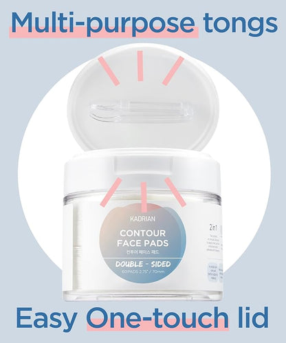 Kadrian exfoliating cotton rounds for