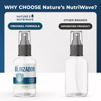 Blinzador – Natural Spray for Foot & Nail with Plant-Based Ingredients – Fast-Drying, Odorless, Easy-to-Use | 1oz (30ml), 1 Month Supply