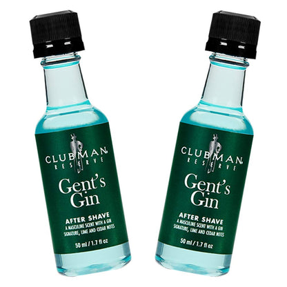Clubman Reserve - Gent's Gin After Shave Lotion 1.7 fl. Oz x 2 packs