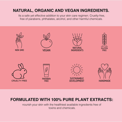 Rose Water Spray for Face & Body Refreshment with Moisturizing Hyaluronic Acid and Hibiscus water | Instant Hydration, Cooling, Calming & Conditioning (8 FL OZ)