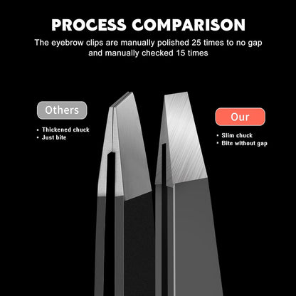 Eyebrow Tweezers for Women ZERNBER Best Precision Tweezers for Men Chin Hair Professional Tweezer for Facial Hair Remover