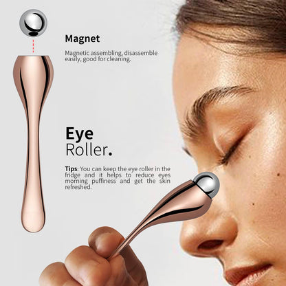 NågraCoola CLIE Silicone Face Scrubber, Facial Cleansing Brush, Rechargeable, Waterproof Face Scrub Brush for Deep Cleansing, Exfoliating, Massage, with Eye Roller, for Women and Men-Black