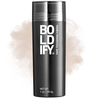 BOLDIFY Hair Fibers (28.5g) - Fill In Thinning and Fine Hair for an Instantly Fuller, Thicker Look - 14 Shades for Women & Men - Light Blonde