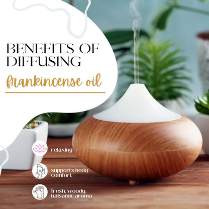 16 fl oz - Frankincense Essential Oil (100% Pure & Uncut), Aluminum Bottle - GreenHealth