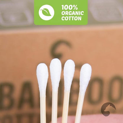 Bamboo cotton swabs 500 count