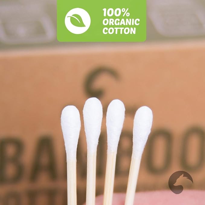 Bamboo cotton swabs 1000 count