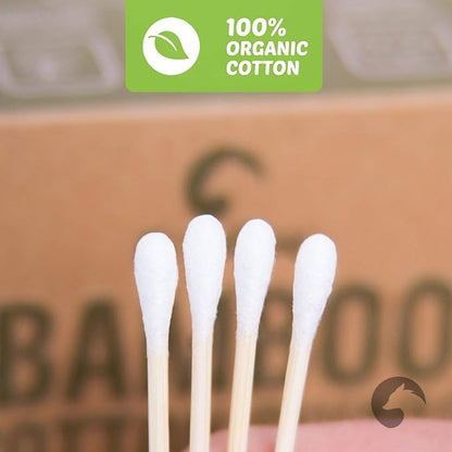Bamboo cotton swabs 1000 count