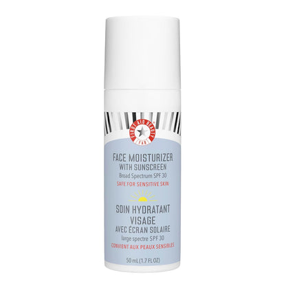 First Aid Beauty Ultra Repair Face Moisturizer with Sunscreen, SPF 30 – 2-in-1 Sun Protection + Daily Hydration – 1.7 oz
