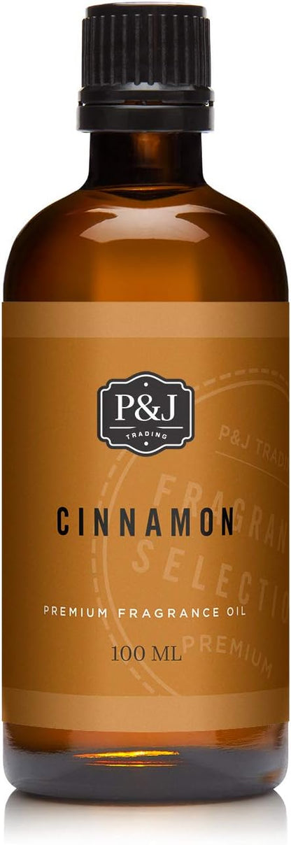 P&J Trading - Cinnamon Scented Oil 100ml - Fragrance Oil for Candle Making, Soap Making, Diffuser Oil