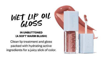 Kosas Travel Kit - lips, lashes, and cheeks. (The Ready In 5 Set)