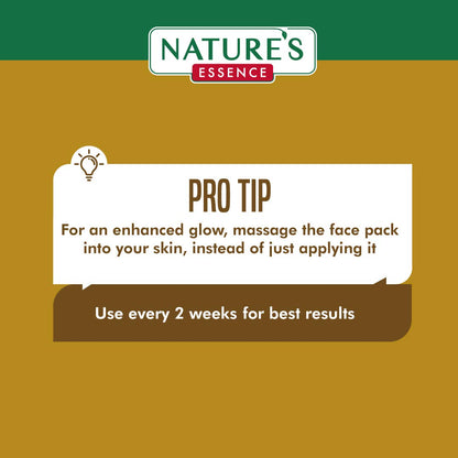 Nature's Essence Glowing Gold Facial Kit (60Grams+15ML)