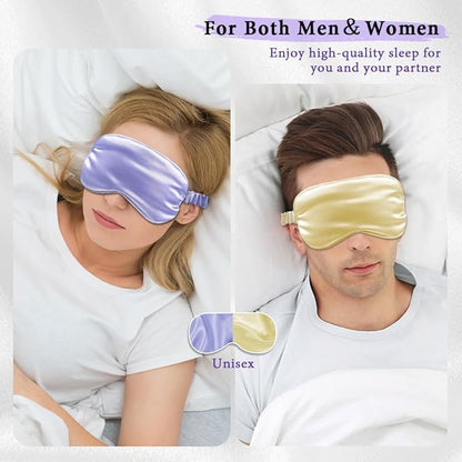 Cooling eye mask and silky