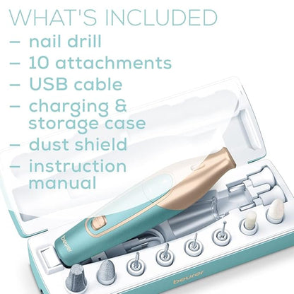 Beurer mp84,14-piece professional manicure &