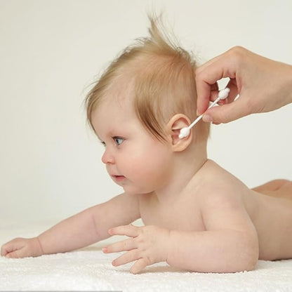 Baby cotton swabs with large