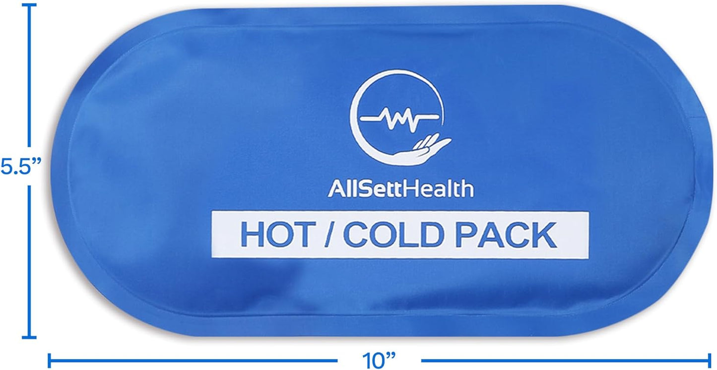 Reusable Hot and Cold Gel Ice Packs for Injuries | Cold Compress, Ice Pack, Gel Ice Packs, Cold Packs for Injuries,10.5 x 5 Inch (4 Pack)