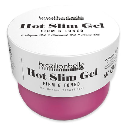 Cellulite Cream Hot Gel with Coconut Oil Extract | Sweat Cream to Helps Firm, Tone, and Tighten Skin and Reduce Appearance of Cellulite | 8.1Oz