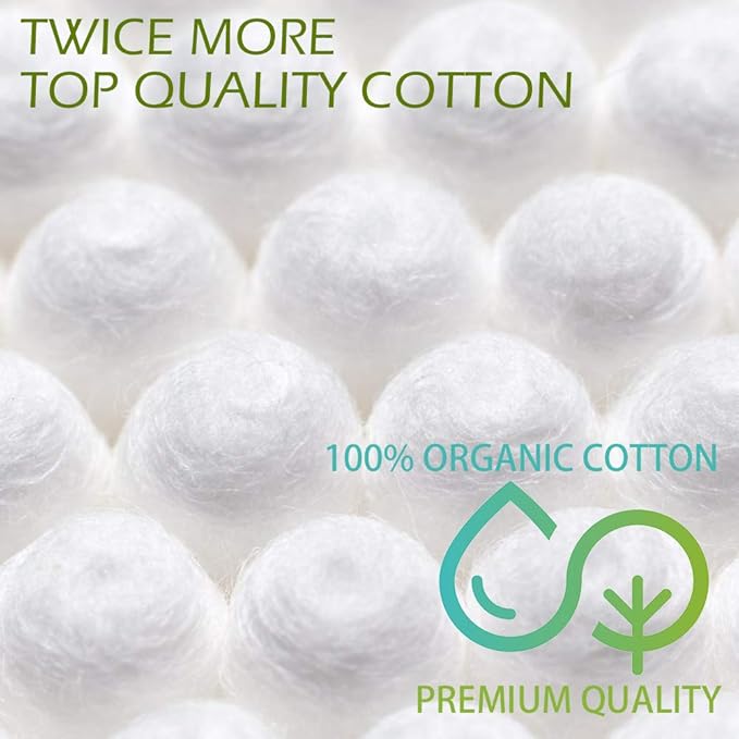 Bamboo cotton swabs 400 count
