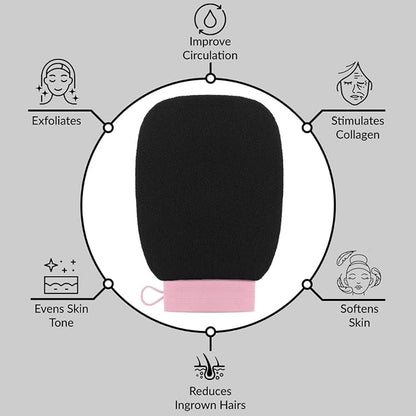 Valitic exfoliating glove for body