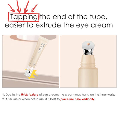 KYDA Mineral Sunscreen Eye Cream, SPF 35, 3-in-1 Under Eye Cream for Dark Circle and Fine Lines