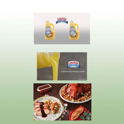 Canola Oil 1 Gallon (128 fl oz) Plastic Bottles 2 Pack