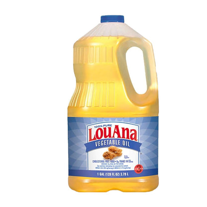 Vegetable Oil 1 Gallon (128 fl oz) Plastic Bottles 2 Pack
