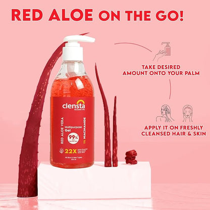 Clensta Red Aloe Vera Multipurpose