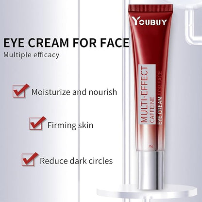 Caffeine eye cream for dark
