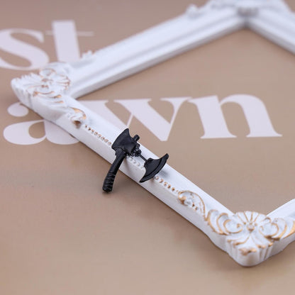 Punk Axe Ear Jacket Earrings Black Axe Stud Earrings Gothic Scary Axe Earrings Axe Hatchet Shape Earrings Jewelry for Women