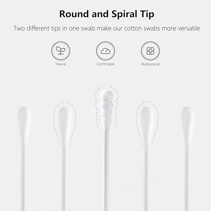 1000pcs tiny cotton buds, with