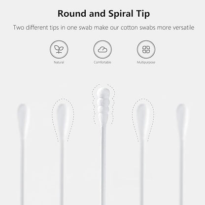 1000pcs tiny cotton buds, with