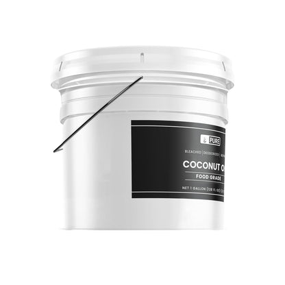 Pure Original Ingredients Coconut Oil (1 Gallon) Hexane-Free & Gluten-Free, Non-Hydrogenated