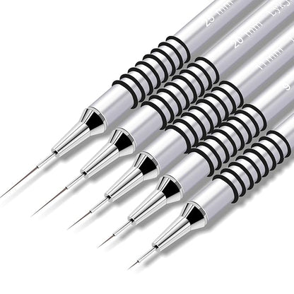 5pcs Nail Art Liner Brushes,Liner