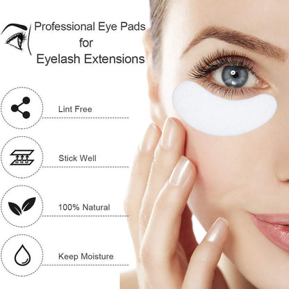 110 Pairs Eyelash Extension Gel Patches, Professional Lint Free Under Eye Pads Hydrogel Eye Mask for Beauty Salon False Lash Extensions Grafting