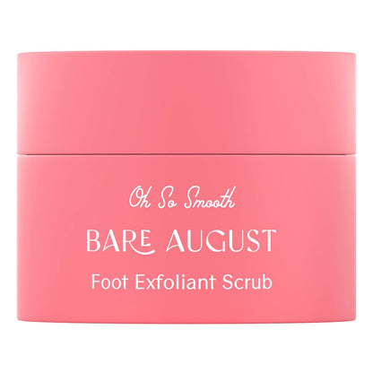 Bare August Foot Scrub - Pure & Natural Exfoliating Treatment - Soothes Skin, Softens Calluses, Eases Dry Cracks, Removes Dead Skin For Soft, Smooth Feet - Pedicure Care For Women & Men - 3.4 fl oz