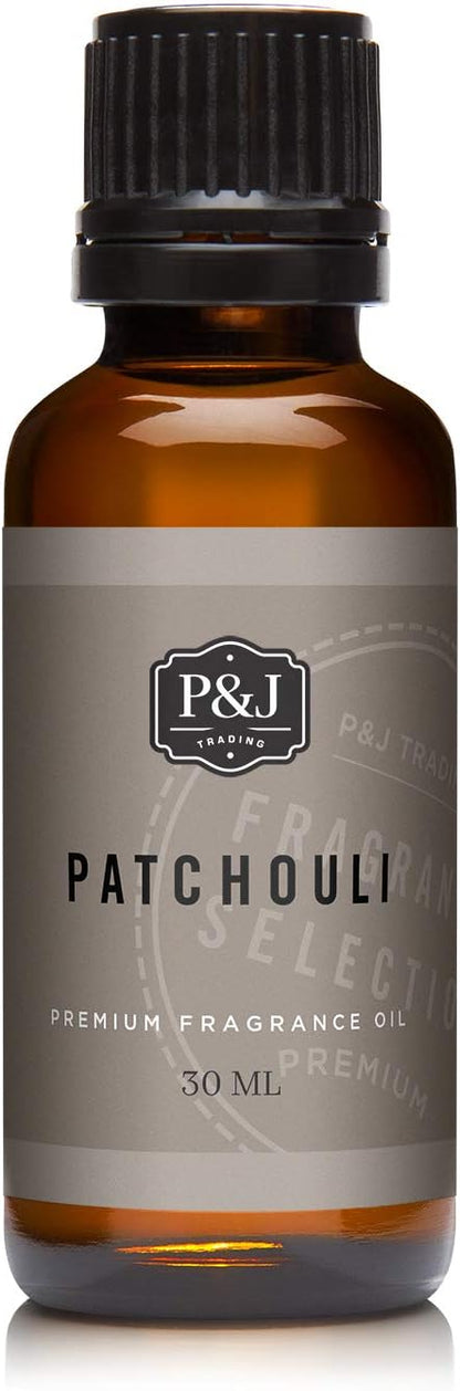 P&J Trading Fragrance Oil | Patchouli Oil 30ml - Candle Scents for Candle Making, Freshie Scents, Soap Making Supplies, Diffuser Oil Scents