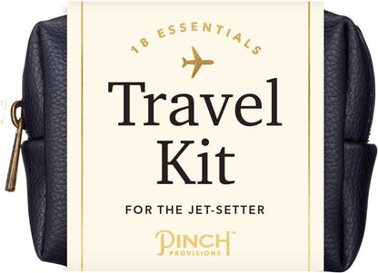 Pinch Provisions Travel Kit, includes 18 Must-Have Emergency Essential Items for Travelling, Ideal Road Trip or Airport Gift for Friends, Family & Peers, Portable Pouch