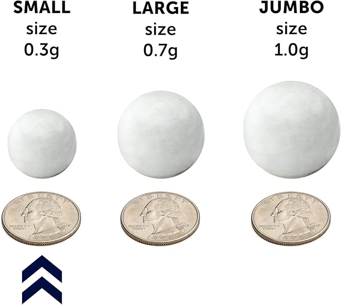 Decorrack 1500 small cotton balls