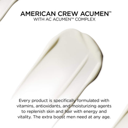 American Crew Men's Moisturizing Gel and Essential Travel Kit with Shampoo, Shave Cream, Gel by American Crew Acumen